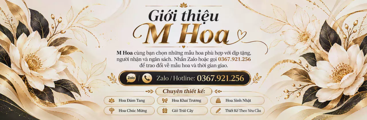 Ảnh bìa Shop hoa tươi Phường Long Châu Vĩnh Long - Để lời nhắn thêm dịu dàng